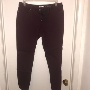 LC Lauren Conrad skinny maroon jeans